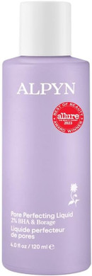 Alpyn Pore Perfecting Liquid Toner With 2% Bha & Borage | Liquid Exfoliator To Minimize Pores, Calm & Restore Skin'S Natural Ph | 4 Oz / 120 Ml