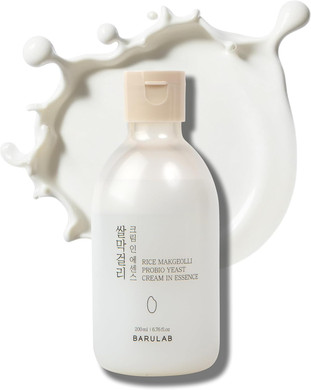 Rice Cream Milky Skin Essence Toner For Glowing Dewy Skin  Hydrating Korean Skincare With Rice Extract, Niacinamide, Ceramides, Panthenol, Lactobacillus Cruelty-Free 6.7 Fl Oz