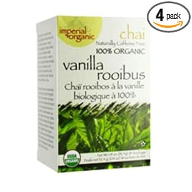Uncle Lee'S Imperial Organic Tea - Chai With Vanilla Rooibos, 18-Count (Pack Of 4)