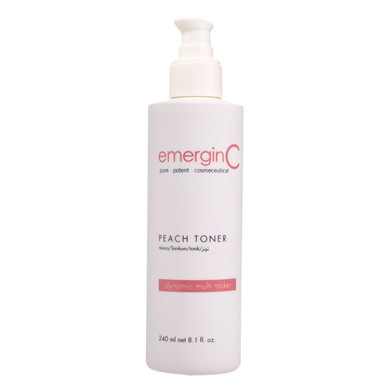 Emerginc Peach Toner - Facial Toner With Vitamin C + Witch Hazel To Refresh + Soothe Skin (8.1 Oz, 240 Ml)