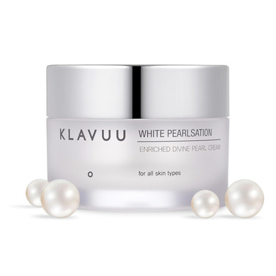 Klavuu Pearlsation Enriched Divine Pearl Cream (1.69Oz/50Ml) | Face Moisturizer, Niacinamide, Hydrating Anti-Aging Cream, Wrinkle Care, Whitening, Brightening, Radiant Glow, Korean Skin Care