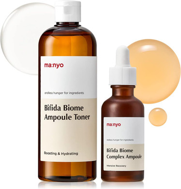 Ma:Nyo Bifida Biome Ampoule Toner 13.5Fl Oz + Bifida Biome Complex Ampoule 1.7Fl Oz
