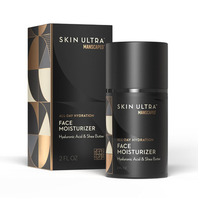 Manscaped® Skin Ultra Face Moisturizer - Men'S Daily Hydrating Skincare Lotion Infused With Hyaluronic Acid, Vitamin E & Shea Butter, Non-Greasy, Fast Absorbing, 2 Fl Oz