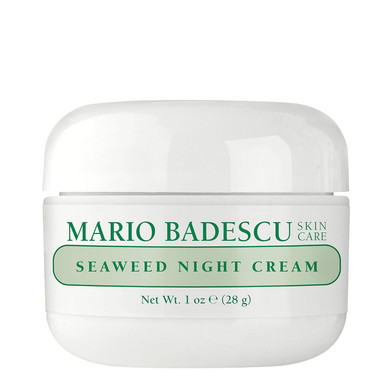 Mario Badescu Seaweed Night Cream For Women Anti Aging Oil-Free Moisturizer With Collagen & Sodium Hyaluronate, Ideal For Combination