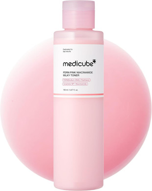 Medicube Pdrn Pink Peptide Toner I Pink Glow Toner For Skin Boosting, Soothing And Calming, Uneven Skin Tone, Rose Pdrn & Peptide & Niacinamide, Korean Skin Care (250Ml / 8.45 Fl. Oz.)