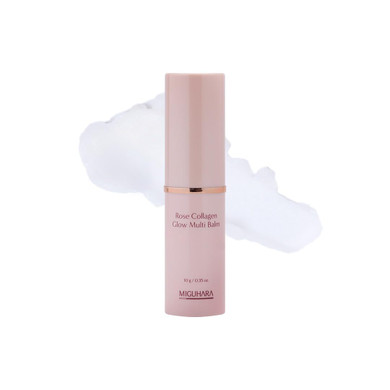 Rose Collagen Glow Multi Balm | Korean Skincare | All-In-One Hydrating Multi Balm Stick (10G/0.35 Oz.)