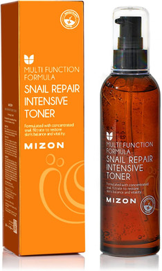 Mizon Snail Repair Intensive Toner Snail Mucin Hyaluronic Acid Adenosine Centella Asiatica Moisturizer Fine Line Treatment Safe Formula Korean Skincare (3.38 Fl Oz)