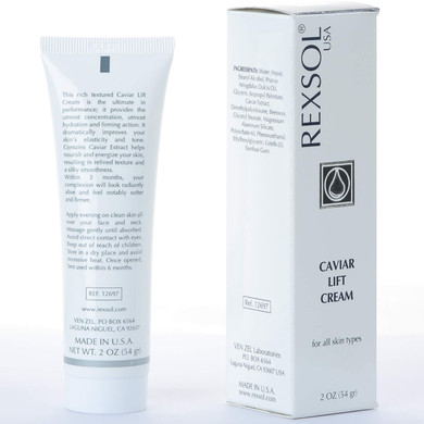 Rexsol Caviar Lift Cream | Contains Prunus Amygdalus Dulcis Oil, Glycerin, Beeswax & Caviar Extract | Improves Your SkinS Elasticity And Tone| Utmost Hydration And Firming Action(54 Gr/2 Fl Oz)