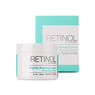 Retinol Nightly Renewal Cream ¦ All In One Age Repairing Night Cream Targets Wrinkles And Fine Lines