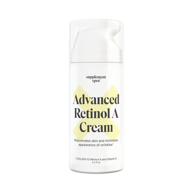 Advanced Retinol A Cream - Moisturizer W/Vitamin E, Coconut & Almond Oil- Retinol Daily Anti-Aging Cream For Face  For Smoother Looking Skin (3.4 Oz)