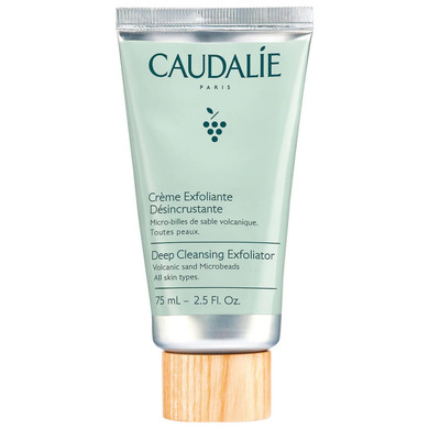 Caudalie Vinoclean Deep Cleansing Face Exfoliator, Gentle Exfoliant For All Skin Types - 75 Ml