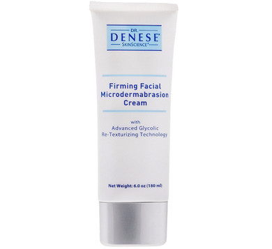 Dr. Denese Skinscience Firming Facial Microdermabrasion Cream Refresh With Botanical Ingredients - Dual Physical Peel & Chemical Exfoliant For Glowing Radiant Skin - Paraben-Free, Cruelty-Free - 6Oz