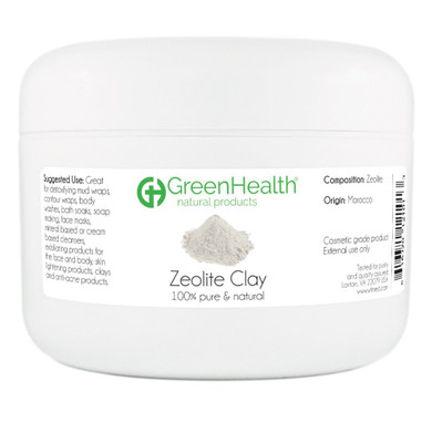 Greenhealth Zeolite Clay Powder 6 Oz - 100% Pure & Natural
