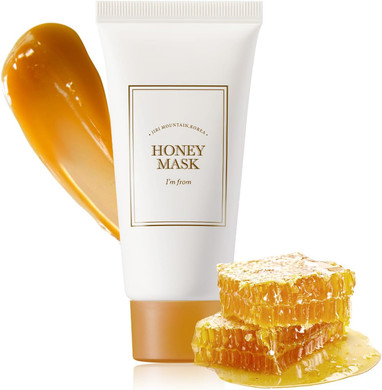 I'M From Honey Mask 1.01 Fl Oz, Wash Off Face Mask, 38.7% Korean Honey, Deep Moisturization For 48 Hours, Nourishment, Clear Complexion For Dry, Combination Skin