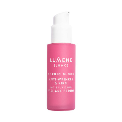 Lumene [Lumo] Nordic Bloom Anti-Wrinkle & Firm Moisturizing V-Shape Face Serum - Hydrating Serum To Help Visibly Reduce Fine Lines + Wrinkles - Infused With Nordic Lingonberry Extract (30 Ml)