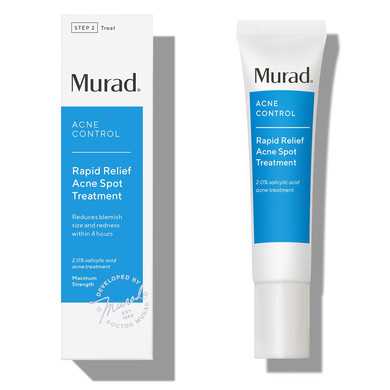 Murad Rapid Relief Acne Spot Treatment - Fast-Acting Blemish Spot Treatment With 2% Salicylic Acid, Pine & Thyme Complex, Horse Chestnut And Oat - Clear Gel Treats Acne & Soothes Skin Fast