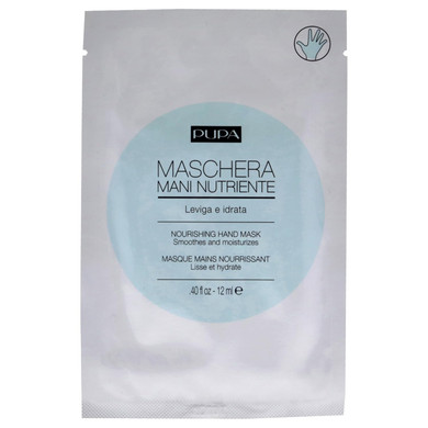Pupa Milano Nourishing Hand Mask - Nourishing Single-Use Sheet Mask - Nourish And Hydrate The Hands In Just 15 Minutes - Prevents And Diminishes Signs Of Aging - Dermatologist-Tested - 0.4 Oz