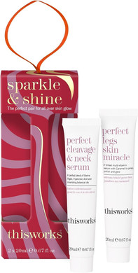 Thisworks Sparkle & Shine Perfect Pair Gift Set, Perfect Cleavage Neck Serum & Perfect Legs Skin Serum, (2X20Ml)
