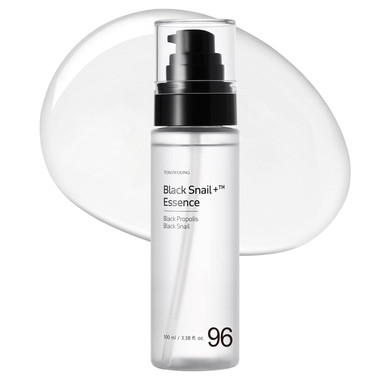 Black Snail Plus Essence With 960,890Ppm Black Snail Secretion Filtrate, Hydrating Serum, Repairing, Anti Aging, Dull Skin, Fine Lines, Sensitive Skin, Korean Skin Care, 100Ml, 3.38 Fl.Oz