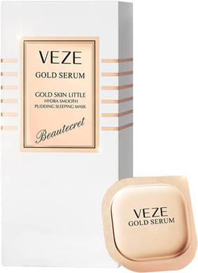 Venzen Gold Serum Hydra Smooth Pudding Sleeping Mask Beautecret Moisturizing Hydrating Body Skin 7.5G X 6Pcs