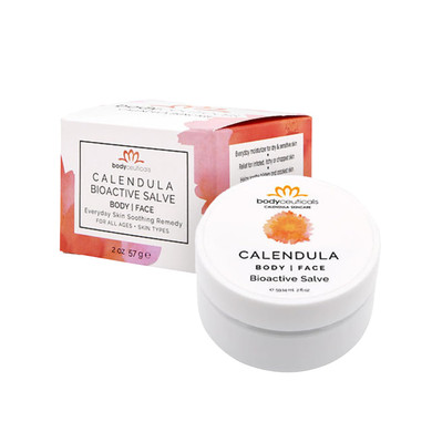Bioactive Calendula Salve With Beeswax  Antioxidant-Rich Multi-Purpose Balm For Dry Or Sensitive Skin  Travel Size 2 Ounce Jar