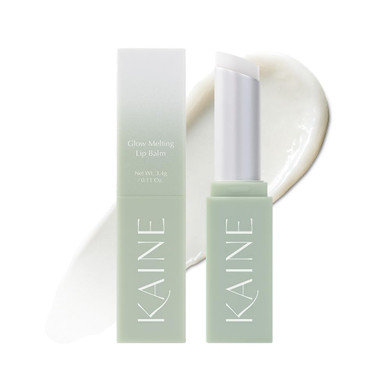 Kaine Glow Melting Lip Balm(Pure)  Vegan Hydrating Lip Balm With Natural Shine, Moisturizing & Nourishing Formula, Soft & Melting Textur 3.4G / 0.13 Fl Oz