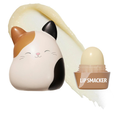 Lip Smacker Squishmallows Moisturizing Lip Balm, Fun Soft Squishy Collectible Top, Ice Cream Flavored Hydration - Cam