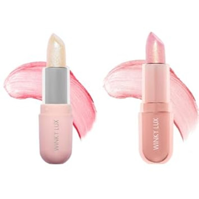 Winky Lux Glimmer Balm, Ph Lip, Color Changing Lipstick And Tinted Lip, Vegan & Cruelty Free Lip Balm, Hydrate & Plump, Pink Shimmer Lipstick, Unicorn