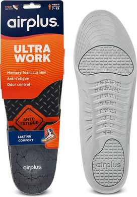 Airplus Ultra Work Memory Plus Shoe Insoles For All Day Comfort And Foot Pain Relief, Trim-To-Fit