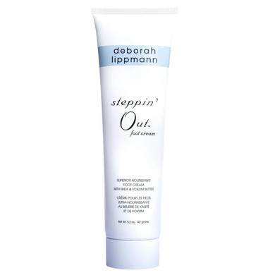 Deborah Lippmann Steppin' Out Foot Cream | Moisturizes & Softens Dry Feet, Restores Flexibility & Cracked Heels For Healthy Skin | Non-Greasy | 5.2 Oz