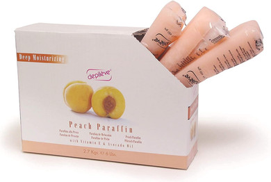 Depileve Peach Scented Paraffin Wax - Refill For Paraffin Wax Dip - 6 Lbs