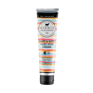 Dionis Goat Milk Skincare 3.3Oz Sea Treasures Hand & Body Cream - Travel Size Hand Lotion For Hydrating & Moisturizing Dry Skin - Cruelty Free Cream Made In The Usa - Paraben Free Formula