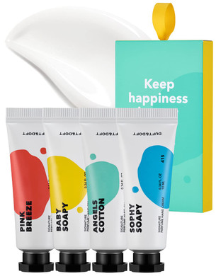 Duft&Doft Bloom Tulip Signature Perufume Nourishing Hand Cream, Non-Greasy, Refreshing Hydration, Shea Butter, Vitamin E, Feel-Good Fragrance  1.69 Oz