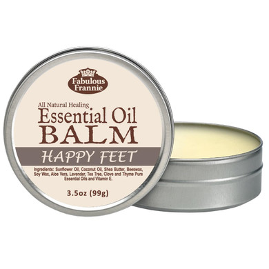 Fabulous Frannie Protect Healing Balm Made With Pure Essential Oils And Sunflower Oil, Coconut Oil, Shea Butter, Beeswax, Soy Wax, Aloe Vera 3.5Oz Tin