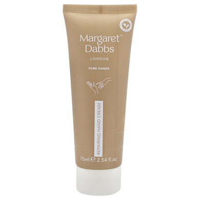 Margaret Dabbs London Pure Repairing Hand Cream Deep, Lasting Hydration For Very Dry Skin, Rose And Lemon Scented 75Ml