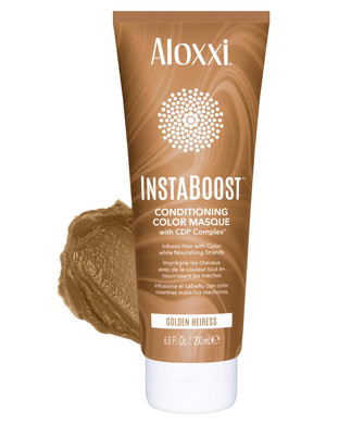Aloxxi Instaboost Red Color Depositing Conditioner Mask  Instant Temporary Hair Color Dye - Hair Color Masque For Deep Conditioning (Fireball Red), 6.8 Fl Oz