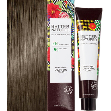 Permanent 7A Medium Ash Blonde Hair Color Dye - Naturally-Derived, Vegan & 100% Gray Coverage That Lasts Up To 8 Weeks