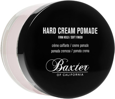 Baxter Of California Hard Cream Pomade For Men | Natural Finish | Firm Hold | Hair Pomade