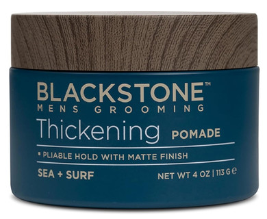 Blackstone Men'S Grooming Hair Styling Pomade - Medium Hold With Natural Shine | Paraben & Cruelty | Made In Usa, Bourbon + Cedar (4 Oz)