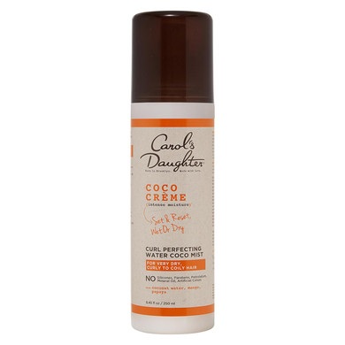 Carol'S Daughter Coco Creme Curl Perfecting Water Coco Mist, With Coconut Water, Silicone Free Curl Refresher Spray, Paraben Free Curl Activating Mist For Very Dry, Curly To Coily Hair, 5, 8.4 Fl Oz