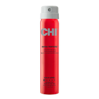 Chi Infra Texture Dual Hair Spray, For Shine, Movement & Texture, Suitable For All Hair Types, Sulfate & Paraben-Free, 2.6 Oz