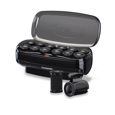 Conair Ceramic 1 1/2-Inch Hot Rollers, Super Clips Included, Create Big Bouncy Curls