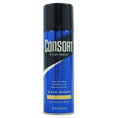 Consort Extra Hold Scented Aerosol Hair Spray For Men, 8.3 Oz  The Ultimate Mens Hairspray For Thin Hair And Mens Grooming Needs, Dry Look Styling
