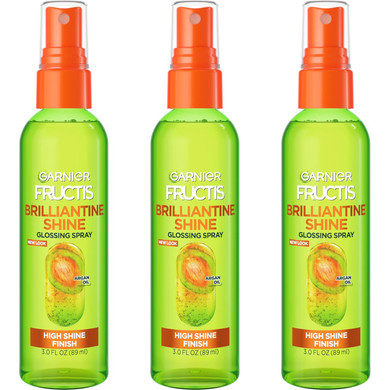 Garnier Fructis Style Brilliantine Shine Glossing Spray, Sleek 3 Fl Oz