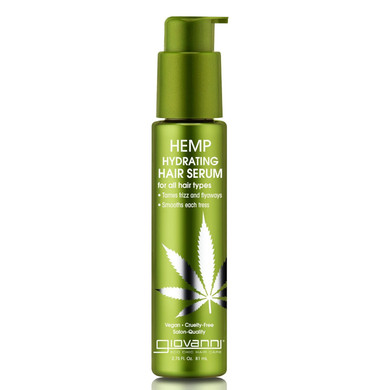 Giovanni Hemp Hydrating Hair Shine Spray - Contains Hemp Seed Oil, Aloe Vera, Frankincense, Helps Stimulate, Moisturize & Revitalize Damaged Hair, No Parabens, Sulfate Free - 4.3 Fl Oz