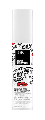 Igk Good Behavior Anti-Frizz Smoothing Serum  Boosts Shine, Seals Out Humidity, Uv & Heat Protection, For Dry Frizz-Prone Hair, 1.3 Oz
