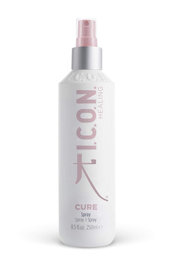 I.C.O.N. Cure Replenishing Spray, Instant Detangling Treatment, Strengthens Dry & Damaged Hair, Conditions & Softens All Hair Types, 8.5 Oz
