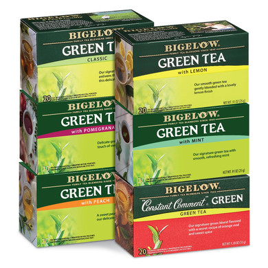 Bigelow Green Tea With Pomegranate Tea Bags, 20 Ct
