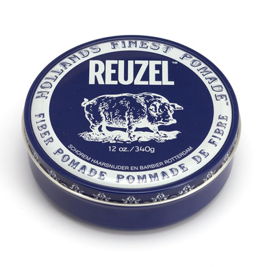 Reuzel Fiber Pomade, Firm And Pilable All Day Hold, Water Soluble Styling, Low Shine And Flake Free, Easy To Wash Out, For All Hairstyles