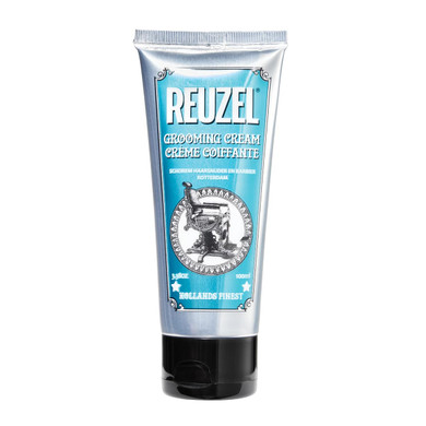 Reuzel Grooming Cream, Pilable Natural Light Hold, Adds Texture And Definition, Moisturizing, Weightless, Easy To Wash Out, Water Based Formula, Sugary Rum Scent, 3.38 Oz